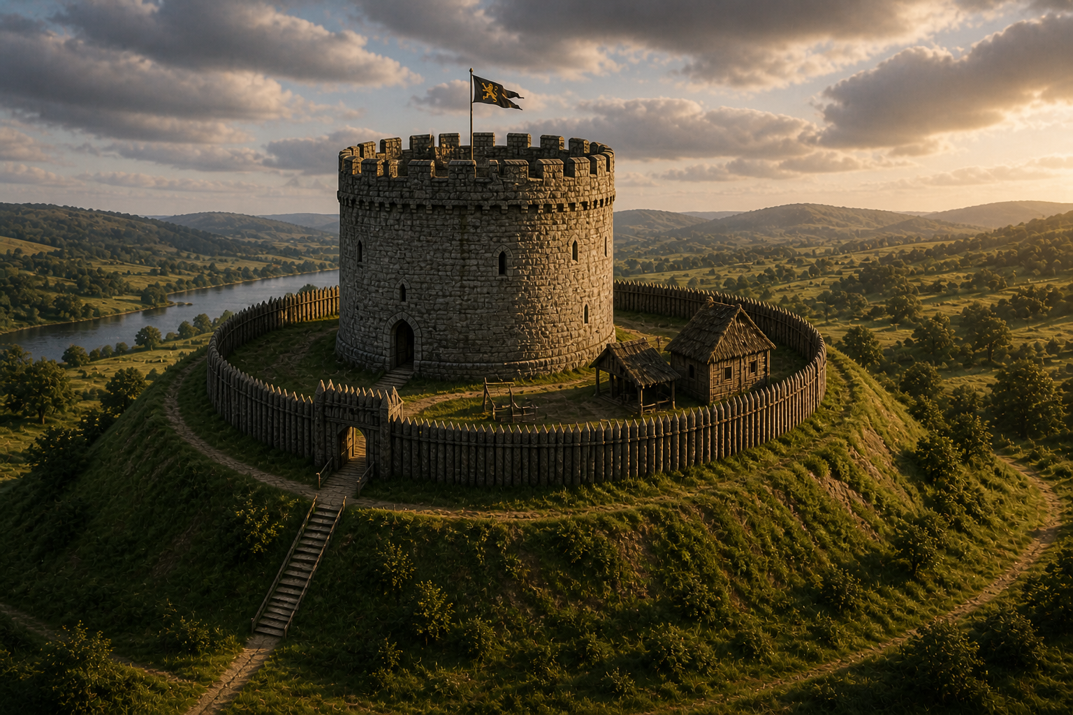 Shell Keep Castles - Medieval Middle Ages